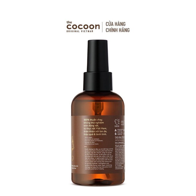 PHIÊN BẢN NÂNG CẤP - Nước dưỡng tóc tinh dầu bưởi ( pomelo hair tonic )  Cocoon 140ml thuần chay | Shopee Việt Nam