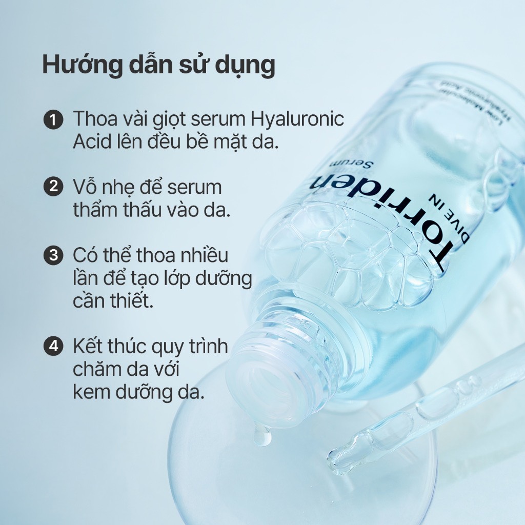 Tinh Chất Cấp Ẩm, Phục Hồi Torriden Dive In Low Molecular Hyaluronic Acid 50ml