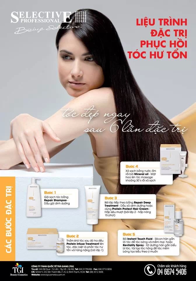 TÓC HƯ TỔN VÀ LIỆU TRÌNH PHỤC HỒI (Tóc đẹp sau 6 lần phục hồi)