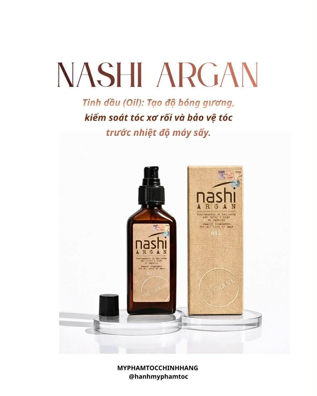 Tinh dầu dưỡng tóc Nashi Argan oil 30ml/ 100ml