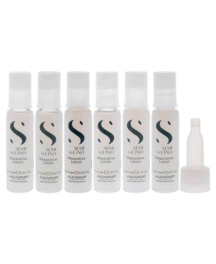 Huyết thanh phục hồi  hư tổn nặng Alfaparf Milano Semi di Lino Reconstruction Reparative Lotion 6 x 13ml