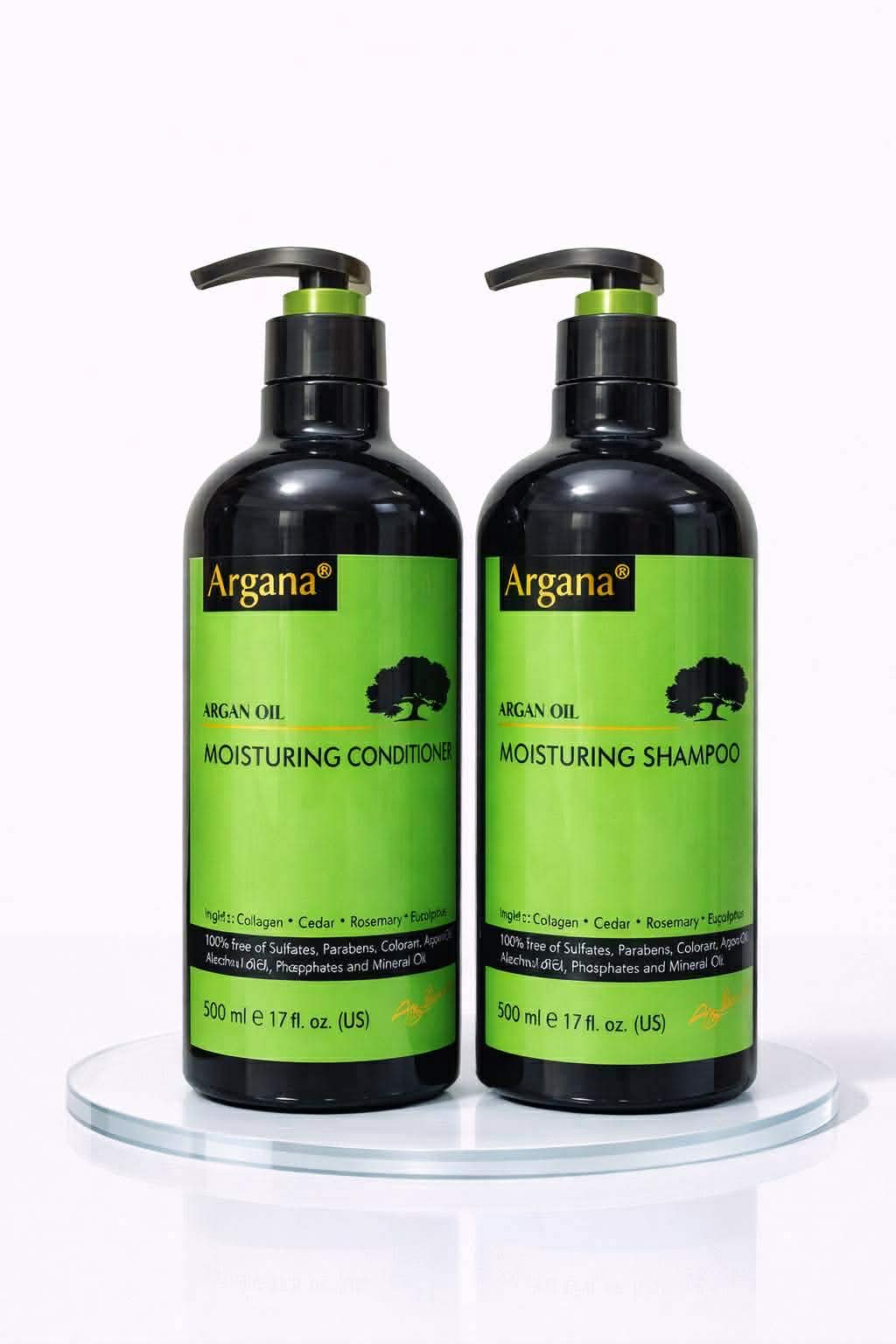 Dầu gội xả ARGANA dưỡng ẩm phục hồi tóc khô xơ Moisturizing 500ml/ 750ml