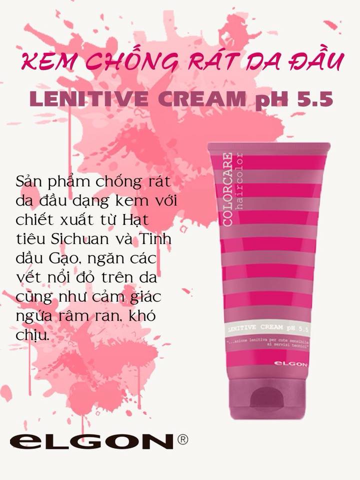 Kem Chống Rát Da Đầu Elgon Lenitive Cream 200ml