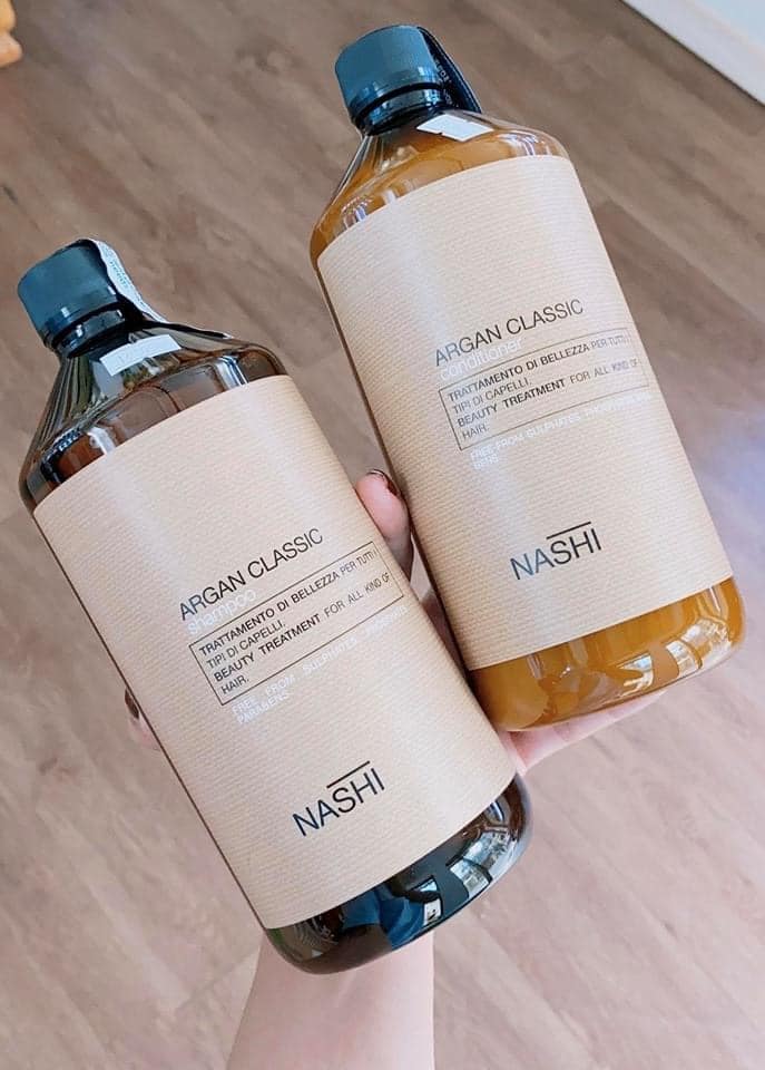 DẦU GỘI XẢ NASHI ARGAN DƯỠNG ẨM PHỤC HỒI 200ML -  500ML- 1000ML