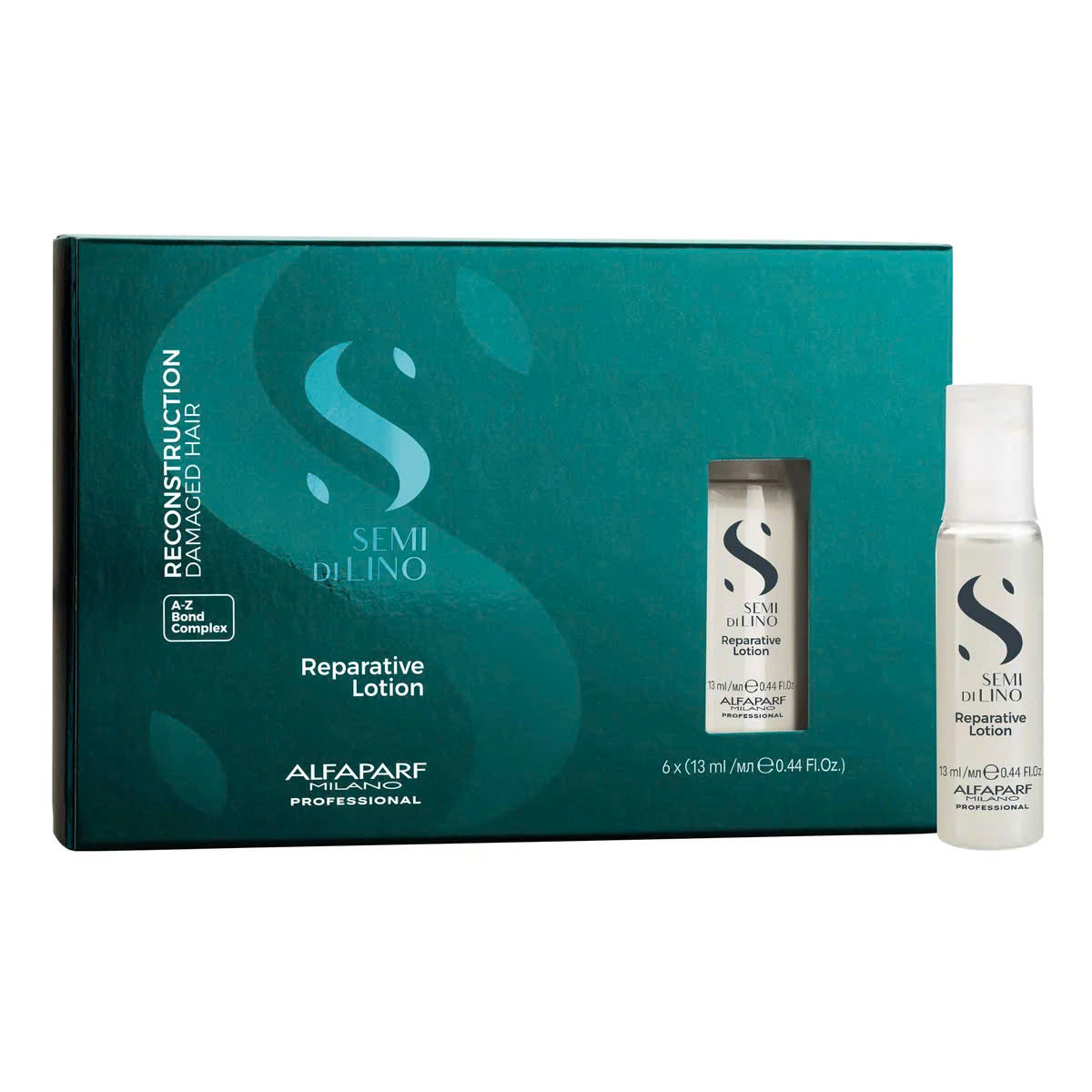 Huyết thanh phục hồi  hư tổn nặng Alfaparf Milano Semi di Lino Reconstruction Reparative Lotion 6 x 13ml