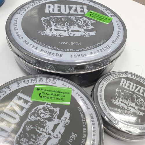 Sáp Reuzel siêu cứng không bóng Extreme Hold - Reuzel Extreme Hold Matte Pomade