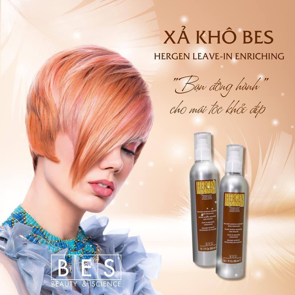 MỠ XẢ KHÔ BES HERGEN LEAVE-IN ENRICHING 300ml - 1500ML