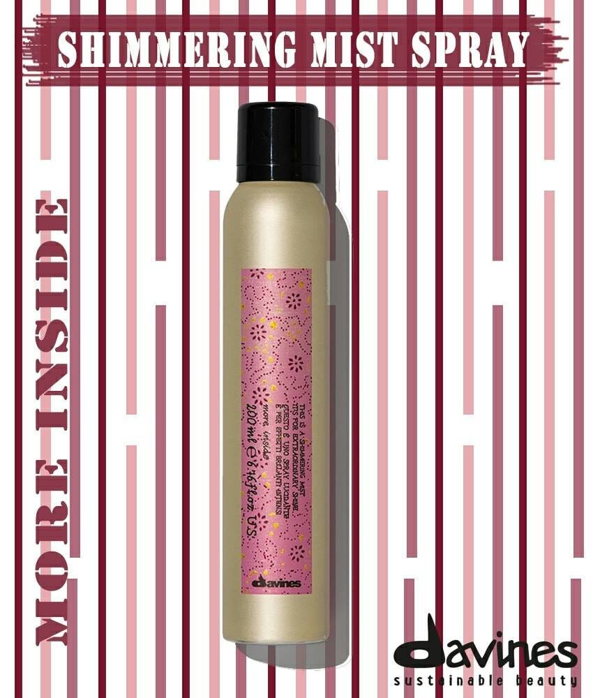 Gôm xịt tóc Davines Shimmering Mist -200ml, tăng cường độ sáng, bóng cho tóc 200ml