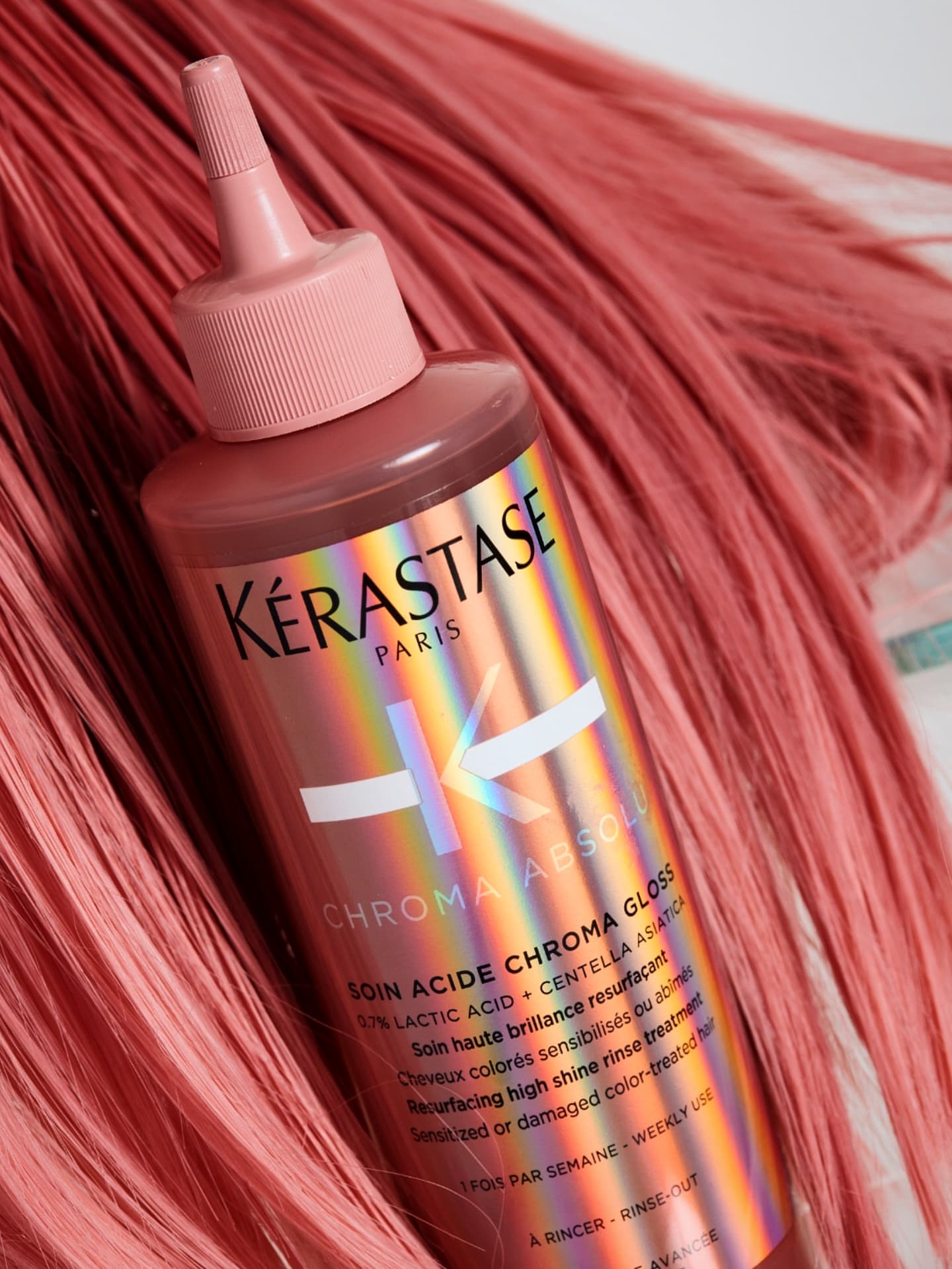 DƯỠNG CHẤT PHỤC HỒI BỀ MẶT TÓC KERASTASE Soin Acide Chroma Gloss 210ML