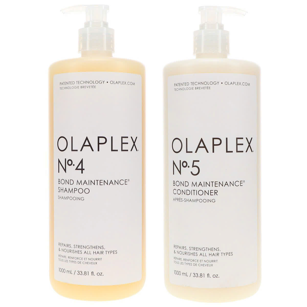 Bộ đôi dầu gội OLAPLEX No.4 và dầu xả OLAPLEX No.5