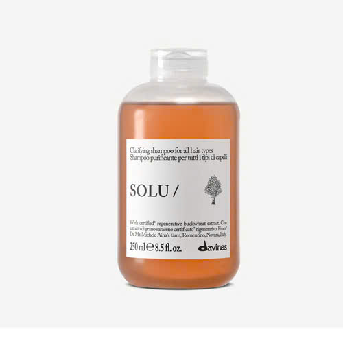 Dầu gội Davines SOLU làm sạch sâu cho da đầu và tóc Davines SOLU Shampoo – Deep Cleansing Shampoo with Buckwheat Extract) 250ml