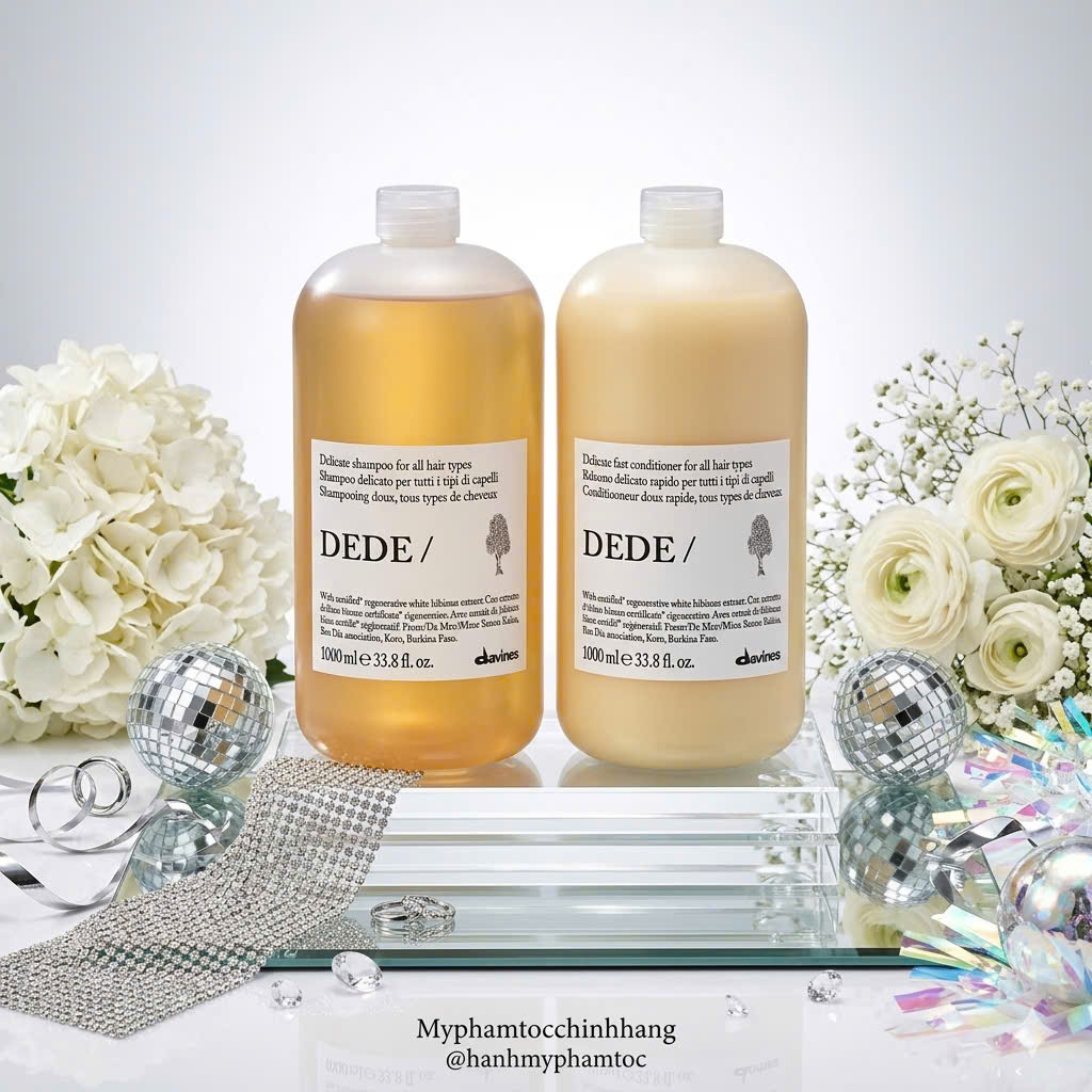 Dầu gội xả Davines DEDE làm sạch dịu nhẹ hàng ngày 250ml