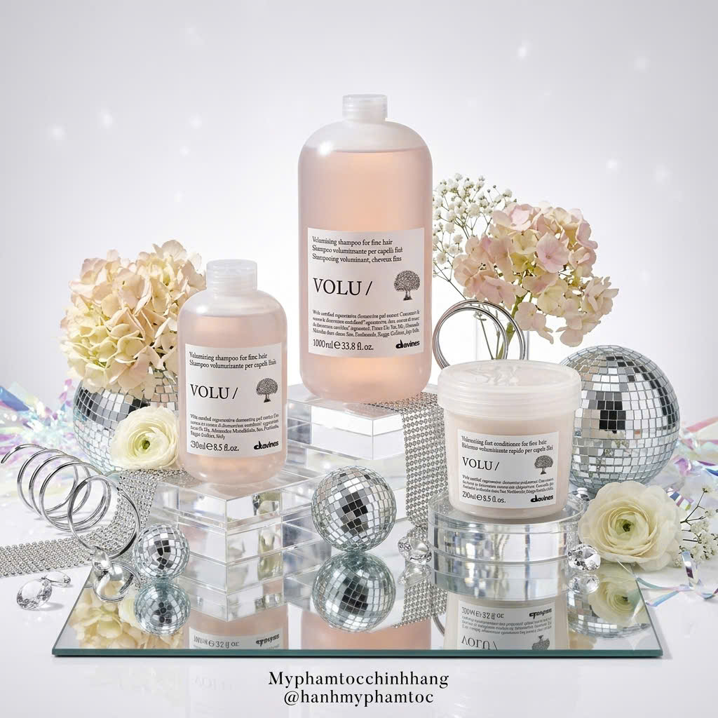 Dầu gội Davines VOLU tăng phồng cho tóc mảnh xẹp 250ml