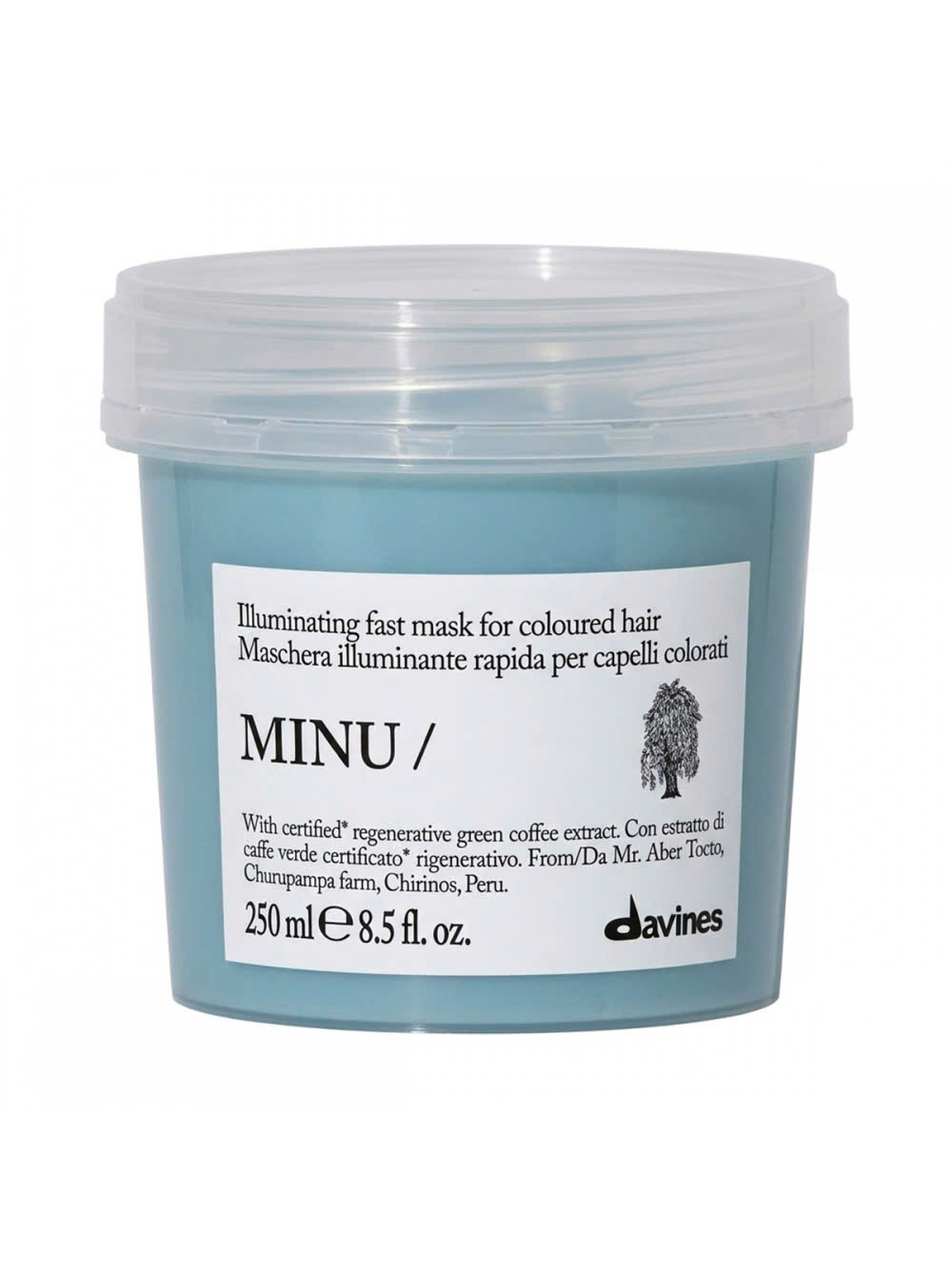 Bộ sản phẩm DAVINES MINU gồm dầu gội, dầu xả và hấp – chuyên dùng cho tóc nhuộm