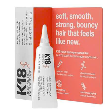 Mặt nạ K18 siêu phục hồi phân tử - K18 leave-in molecular repair hair mask 50ML 15ml 150ml