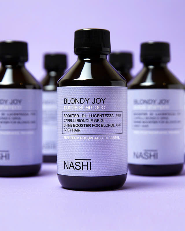 DẦU GỘI XẢ TÍM KHỬ ÁNH VÀNG NASHI  BLONDY JOY 250ML -  150ML/ 1000ml