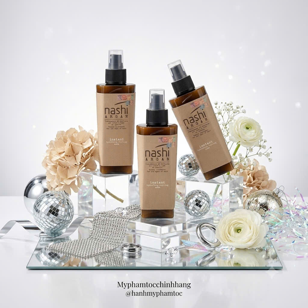 Xả khô tạo kiểu dưỡng ẩm tức thì Nashi Argan Instant Hydrating Styling Mask 150ml (mẫu mới)