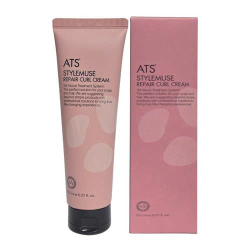 Kem tạo kiểu dành cho tóc xoăn ATS Stylemuse Repair Curl Cream 150ml
