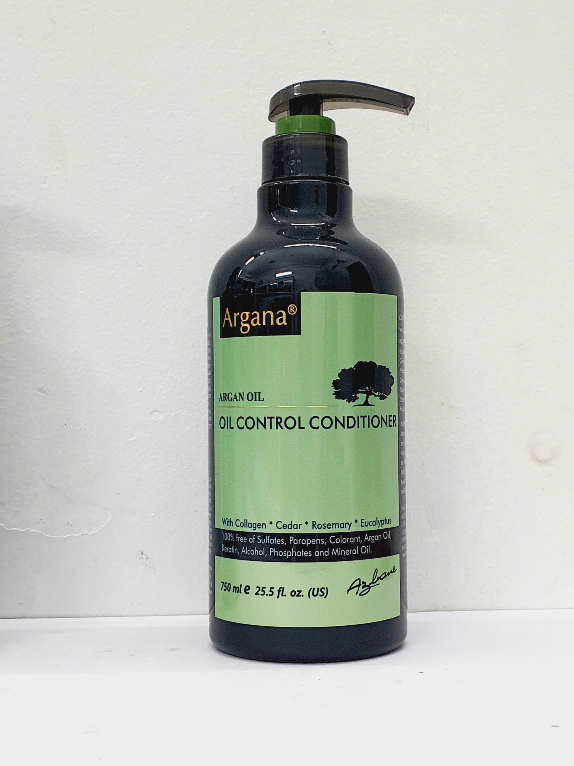 Bộ dầu gội xả ARGANA kiểm soát dầu, làm sạch tóc bết nhờn Oil-Control 500ml/ 750ml