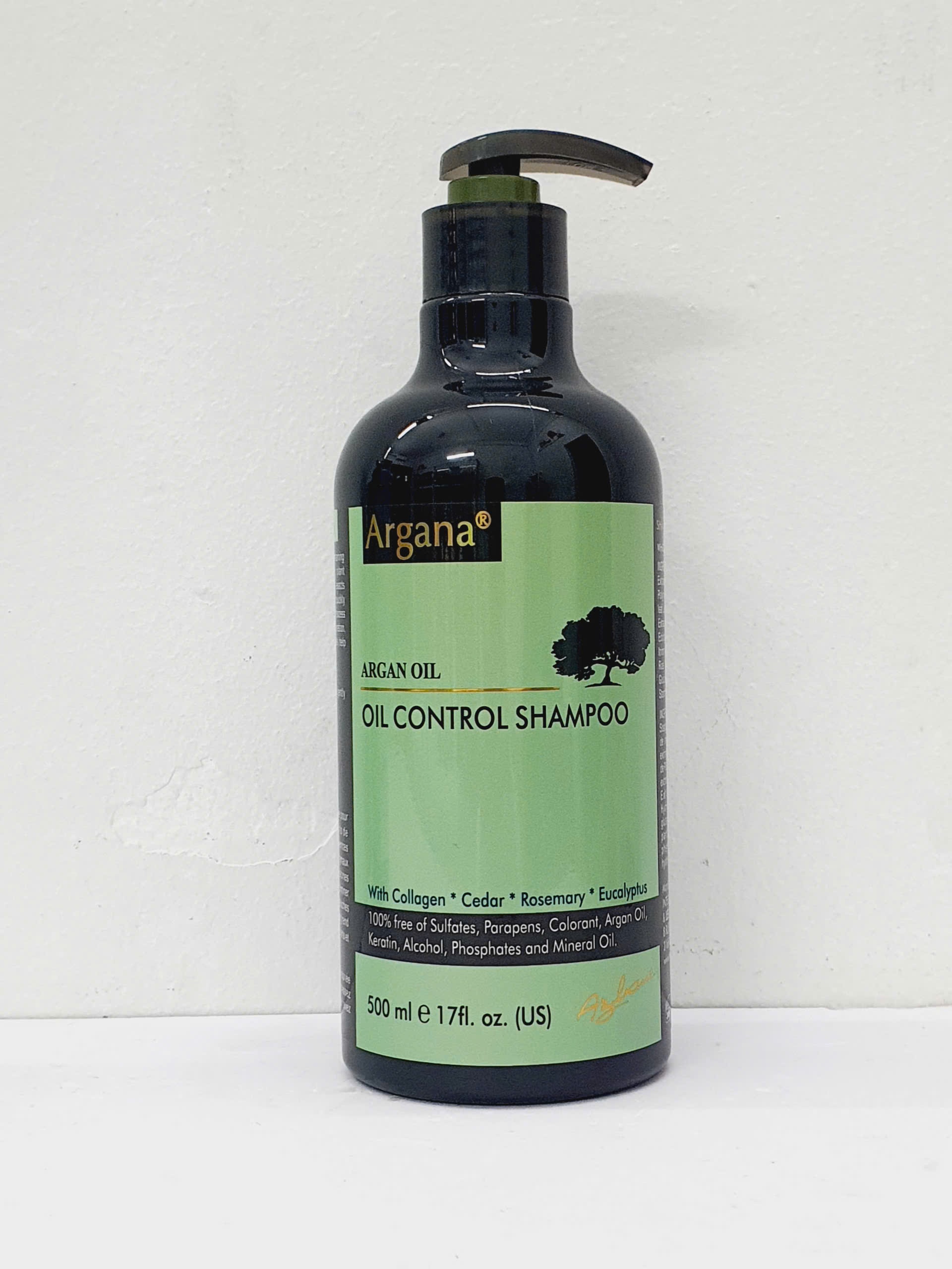 Bộ dầu gội xả ARGANA kiểm soát dầu, làm sạch tóc bết nhờn Oil-Control 500ml/ 750ml