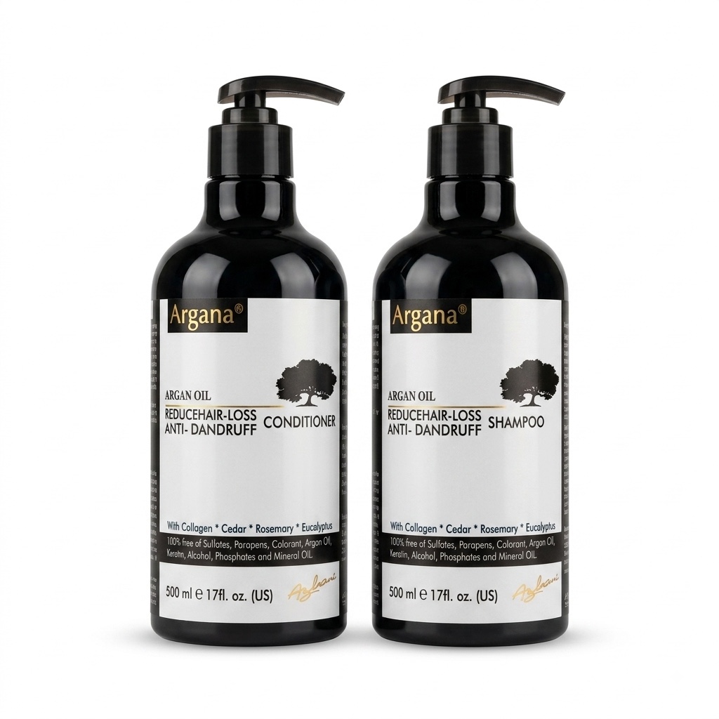 Dầu gội xả ARGANA phục hồi tóc và trị gàu Anti-Dandruff & Repair 500ml/ 750ml