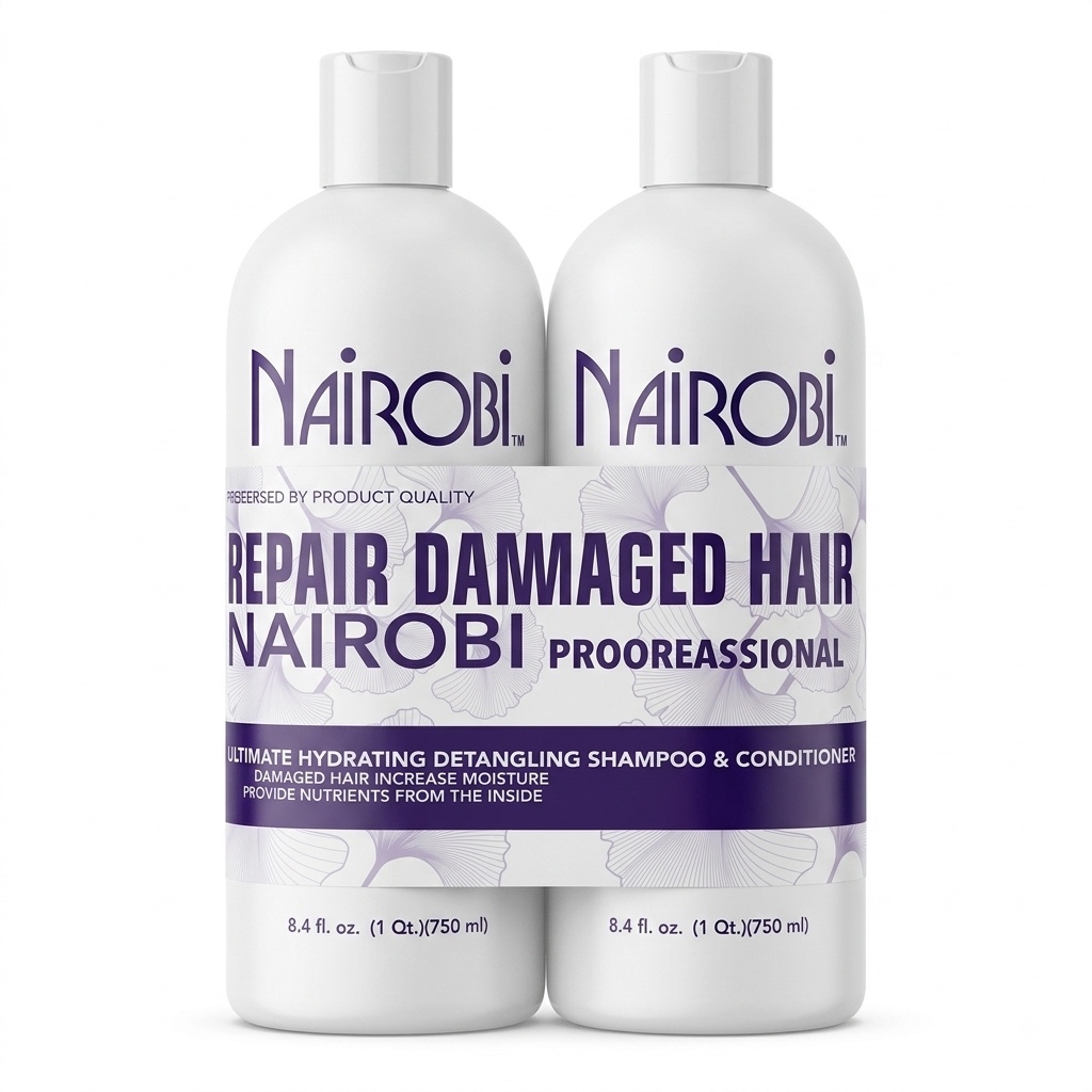 Dầu gội, dầu xả dưỡng tóc hương nước hoa Nairobi phục hồi tóc 750ml