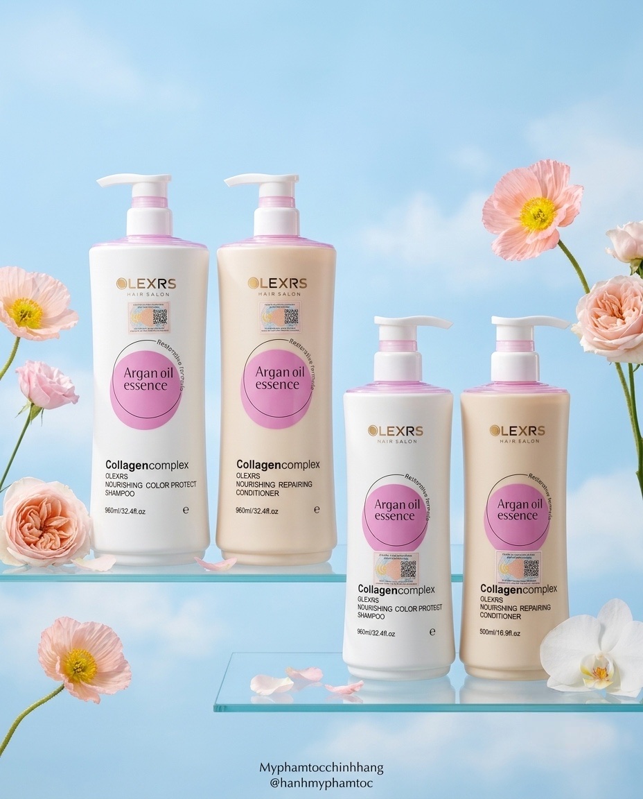 Dầu gội xả Olexrs mẫu mới nhất 2024 500ml - 960ml