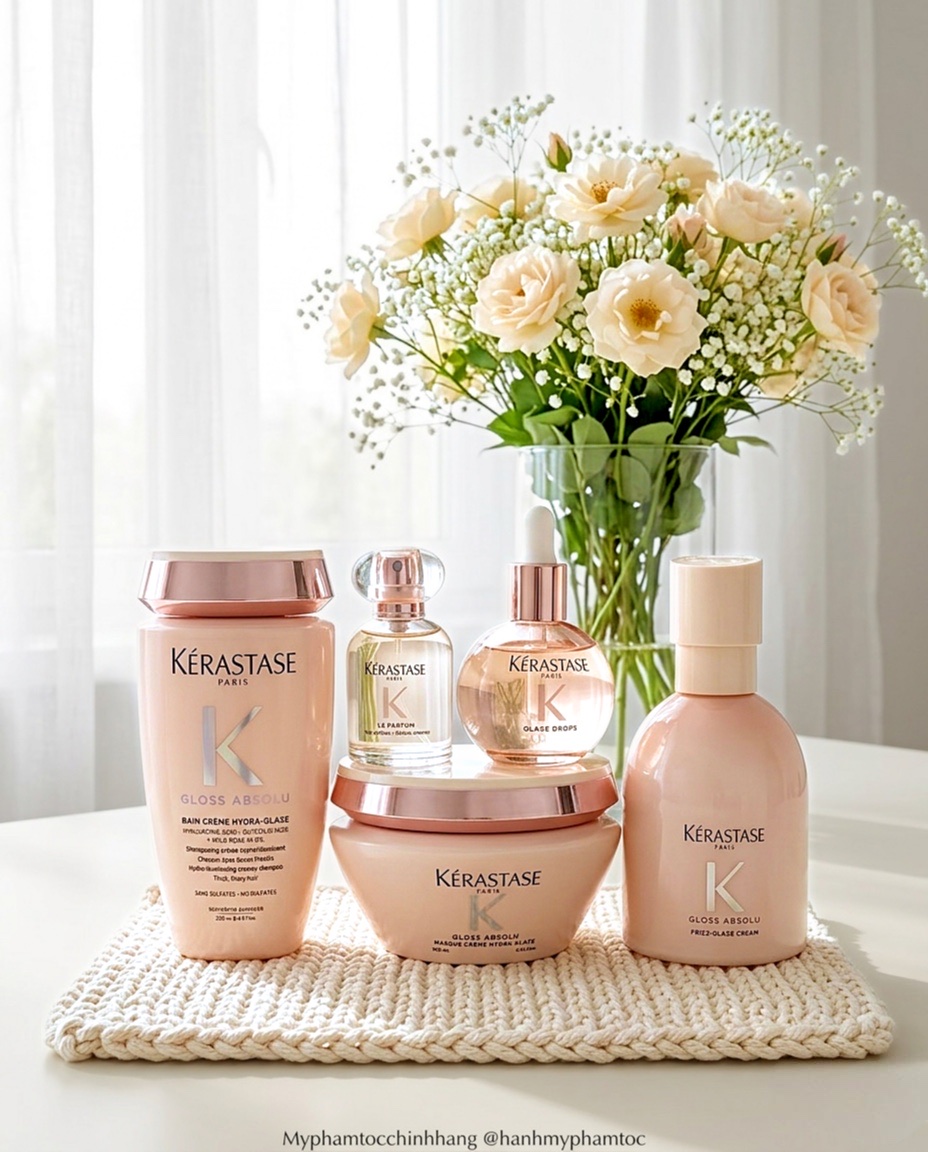 KÉRASTASE GLOSS ABSOLU CRÈME HYDRA-GLAZE | DÒNG KEM GỘI MỚI CHO TÓC DÀY XƠ RỐI, KHÓ VÀO NẾP