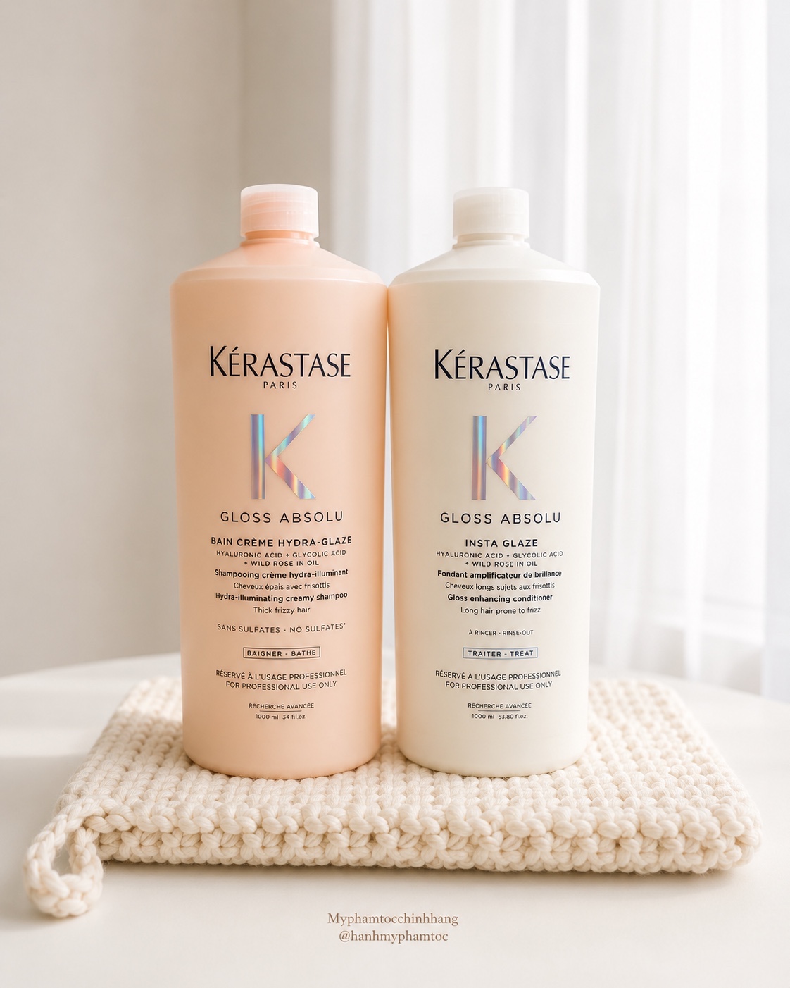 KÉRASTASE GLOSS ABSOLU CRÈME HYDRA-GLAZE | DÒNG KEM GỘI MỚI CHO TÓC DÀY XƠ RỐI, KHÓ VÀO NẾP