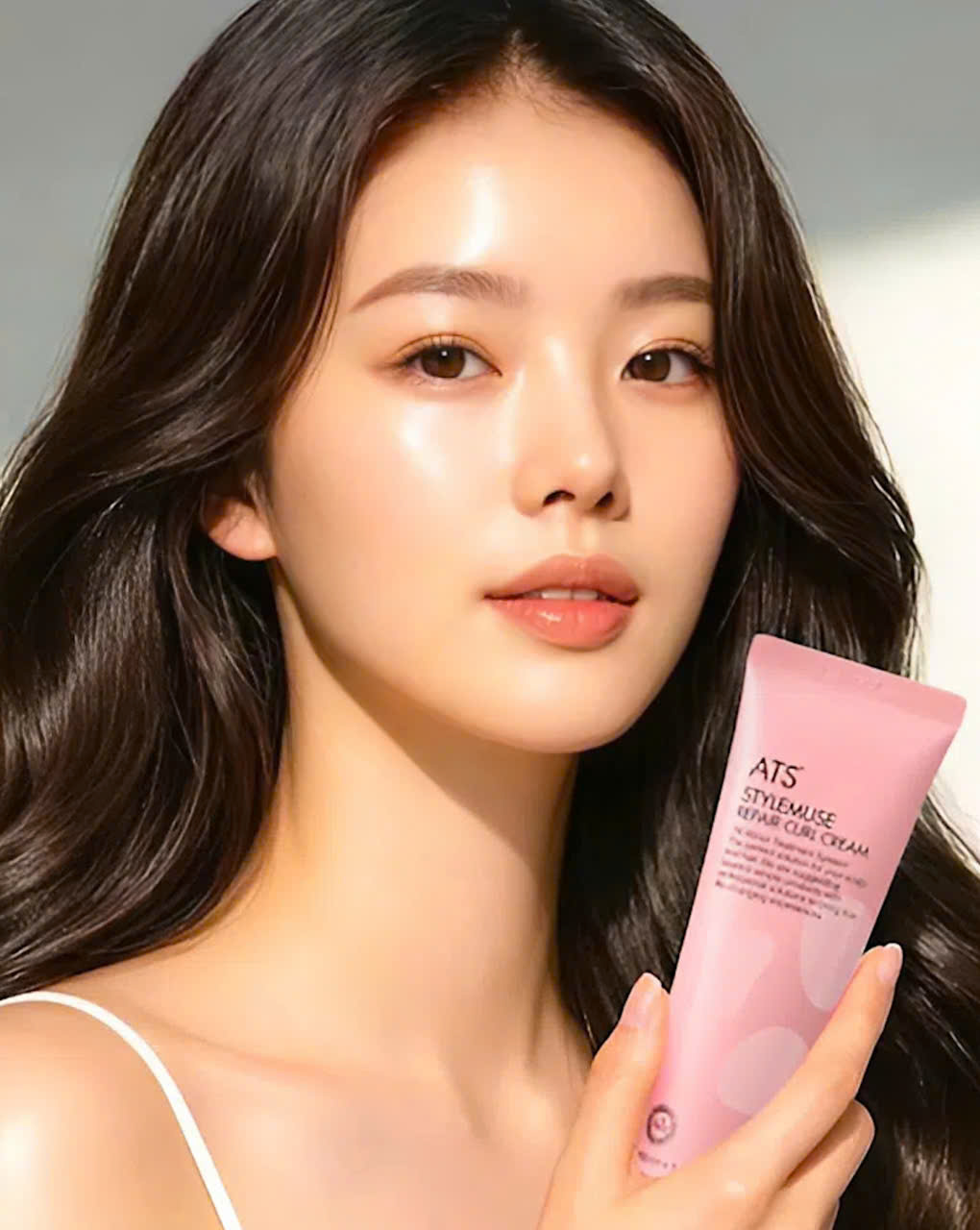 Kem tạo kiểu dành cho tóc xoăn ATS Stylemuse Repair Curl Cream 150ml