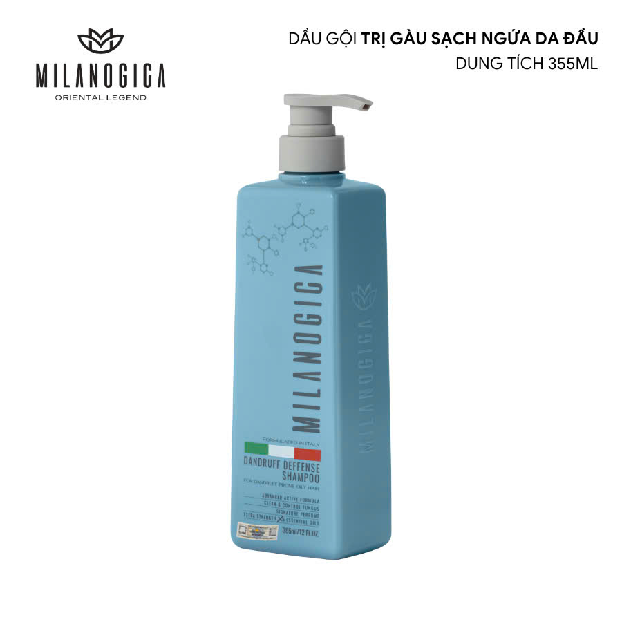 Dầu gội xả Milanogica trị gàu (Milanogica Anti-Dandruff) 350ml 725ml