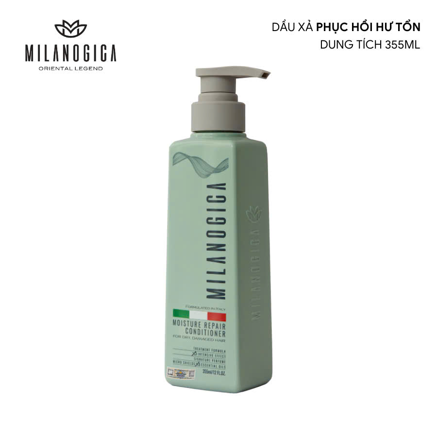 Dầu gội xả Milanogica Phục Hồi Hair Repair 355ml - 725ml
