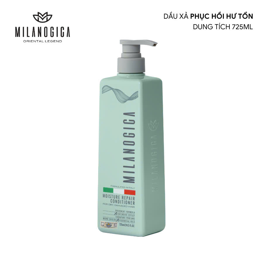 Dầu gội xả Milanogica Phục Hồi Hair Repair 355ml - 725ml