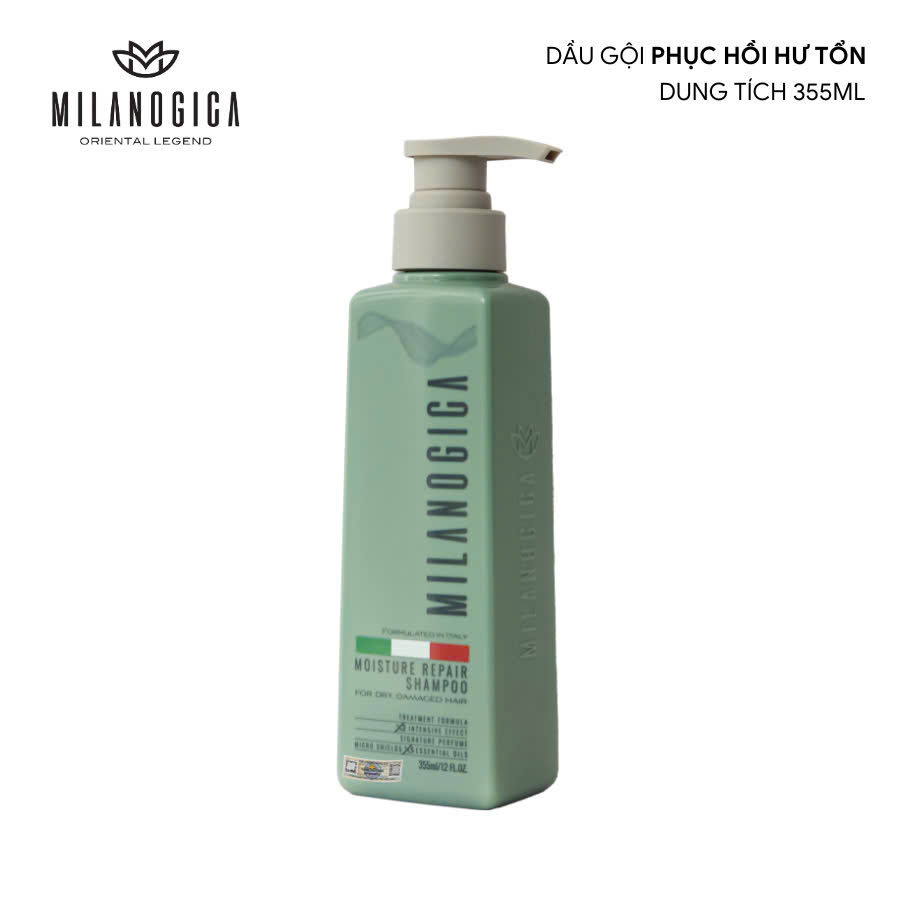 Dầu gội xả Milanogica Phục Hồi Hair Repair 355ml - 725ml