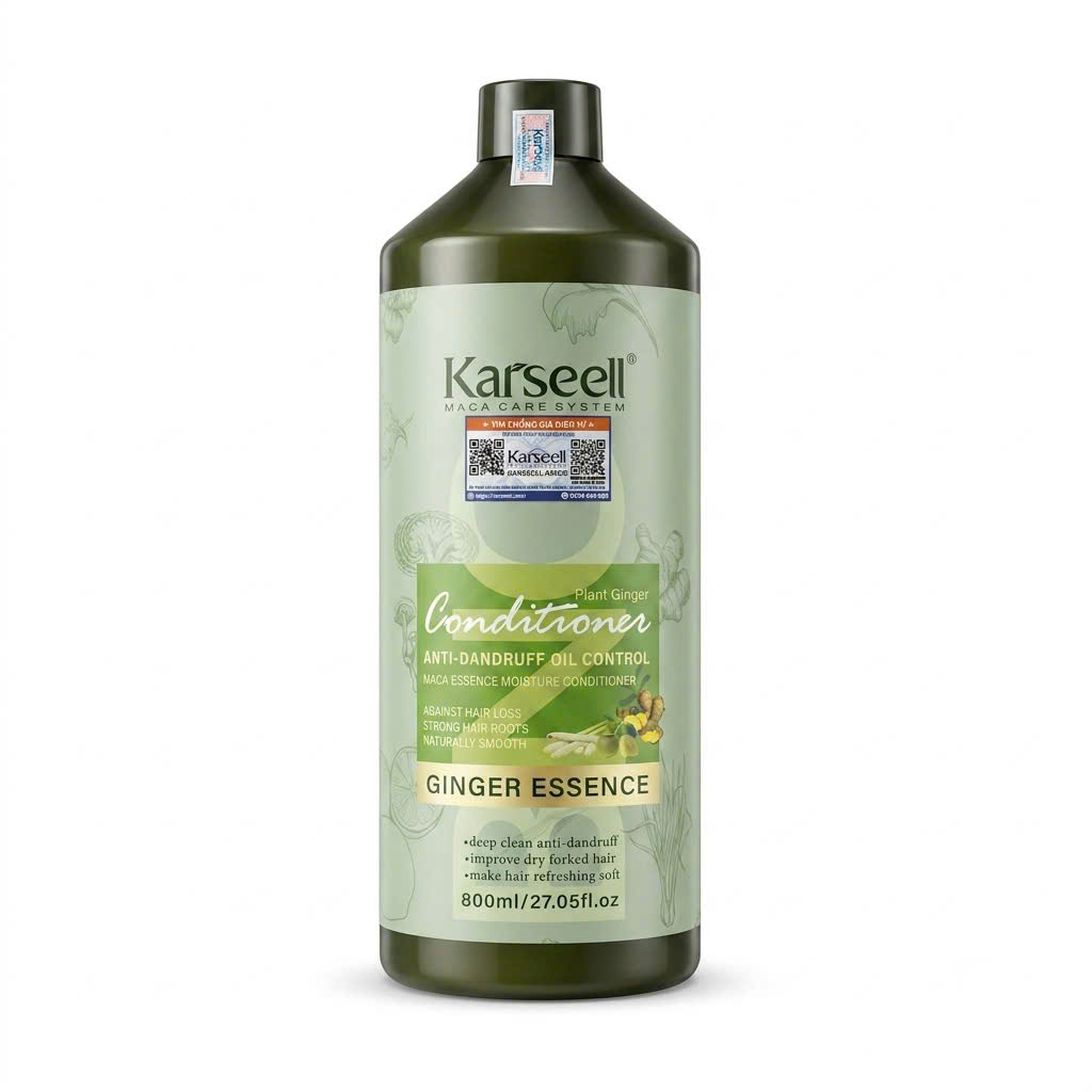 Dầu gội xả Karseell BNC chiết xuất gừng 800ml