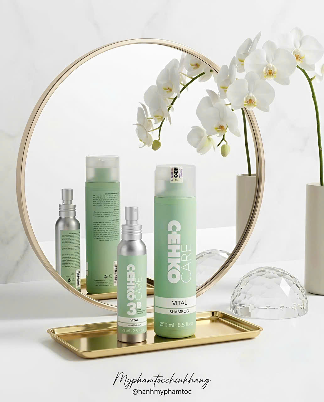 Dầu gội chống rụng tóc CEHKO Energy - C:EHKO Energy Shampoo 250ml + xịt mọc tóc 75ml