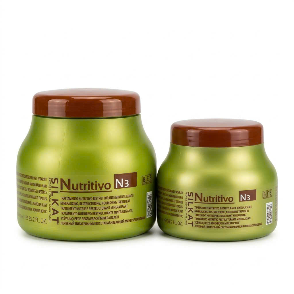 DẦU GỘI VÀ MẶT NẠ Ủ BES HERGEN SILKAT N1 N3  500ML - 1000ML