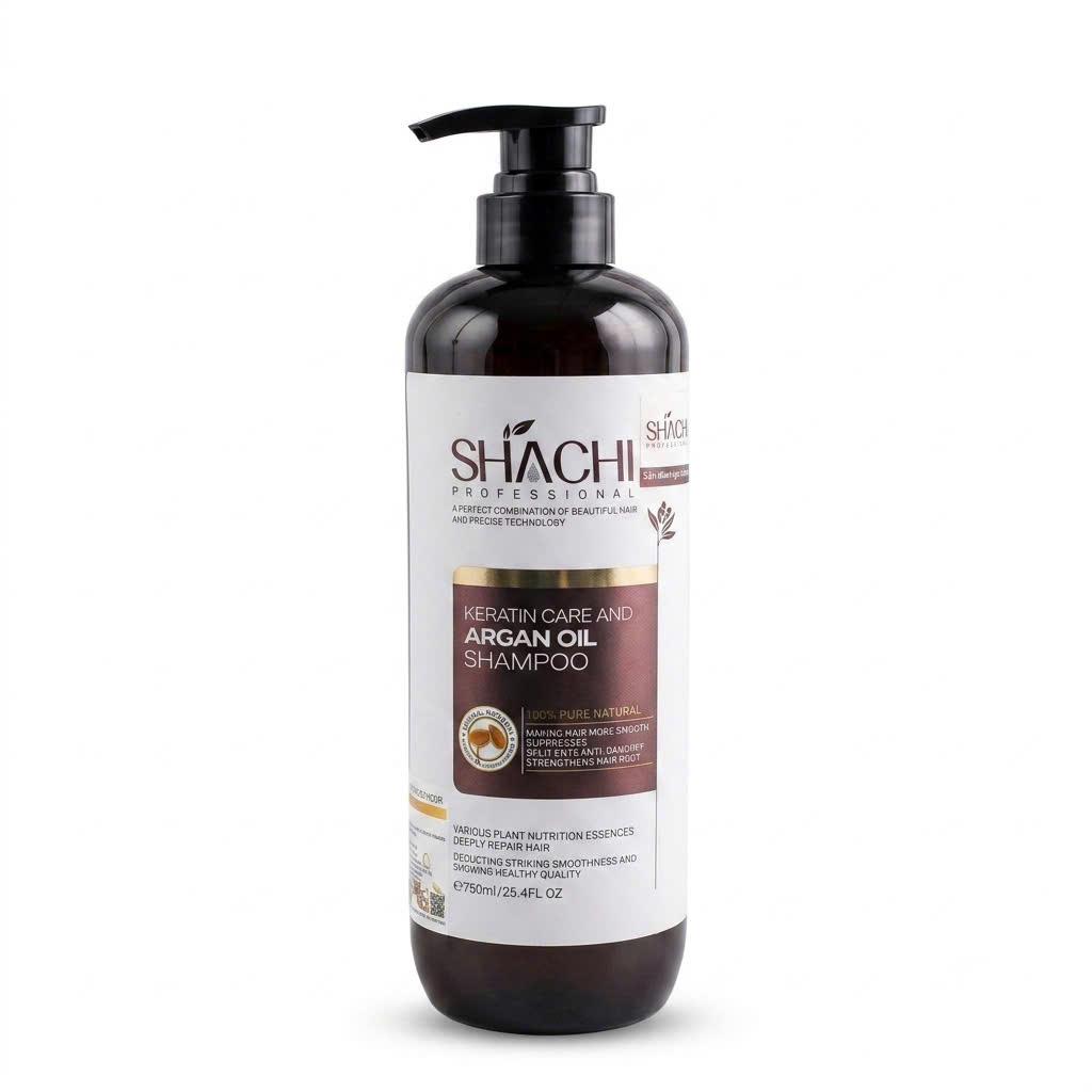 Dầu gội xả Shachi dưỡng sinh phục hồi tóc (Shachi Keratin & Argan Oil Hair Repair) 800ml