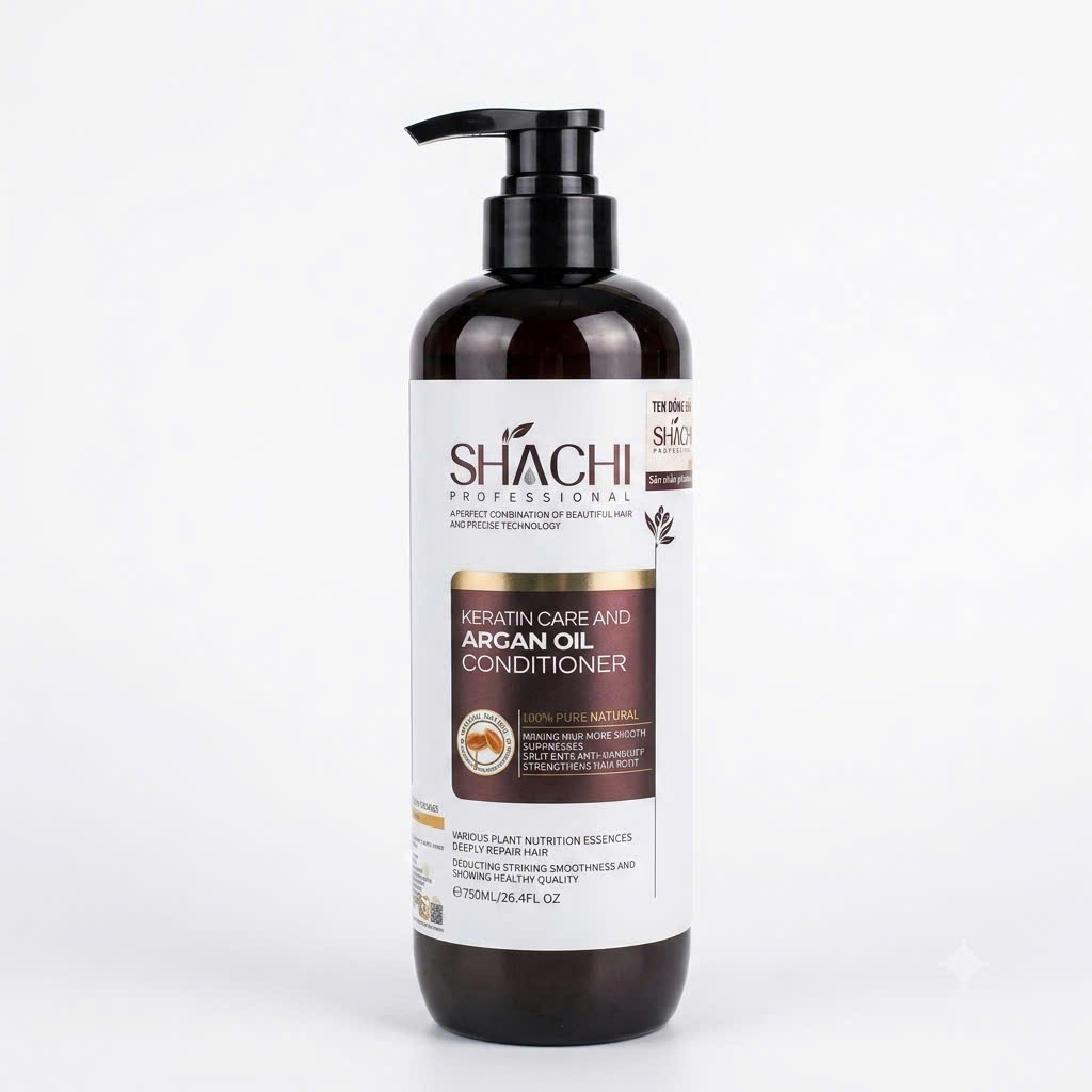 Dầu gội xả Shachi dưỡng sinh phục hồi tóc (Shachi Keratin & Argan Oil Hair Repair) 800ml