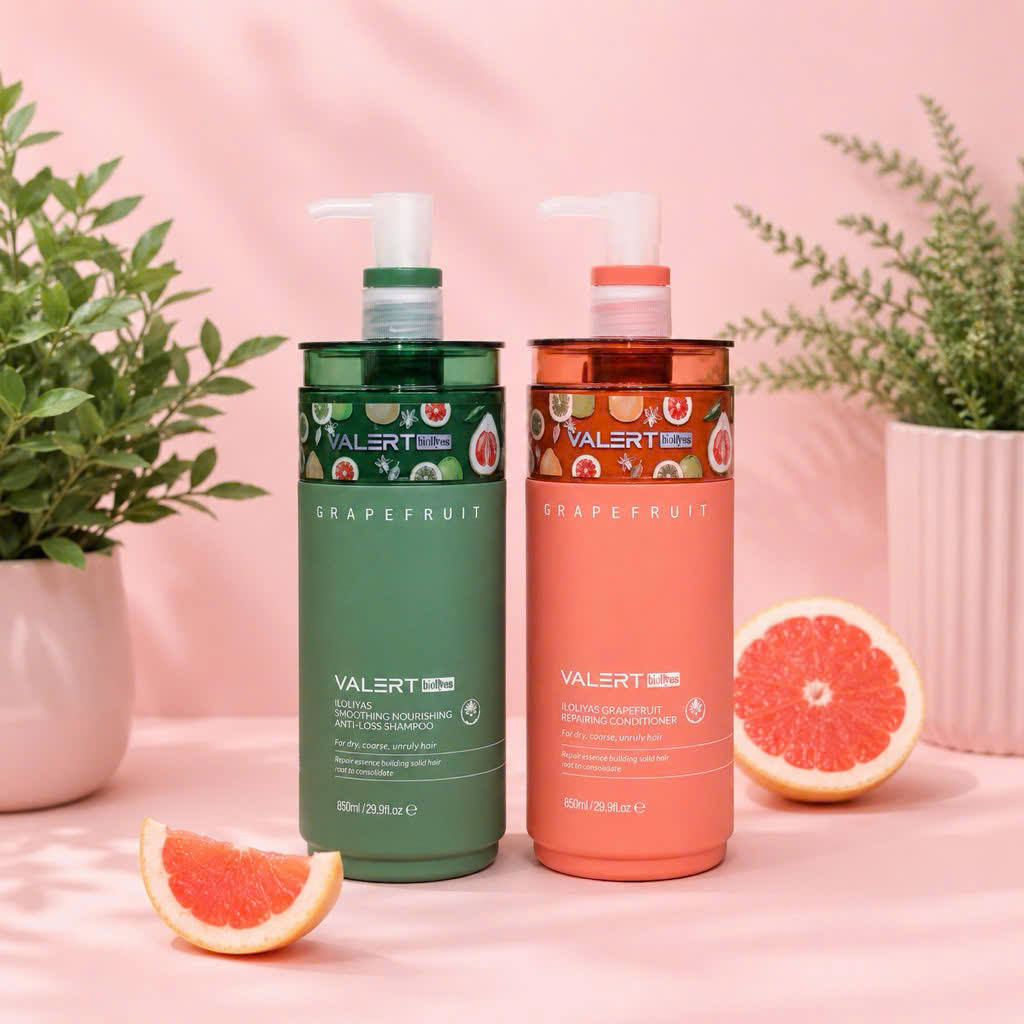 Cặp Gội Xả Bưởi Valert Grapefruit Mẫu Mới 2025 850ml
