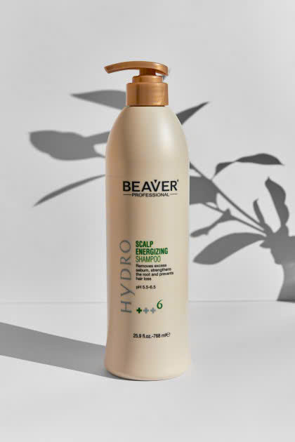 Dầu gội BEAVER số 6 ngăn rụng và kích thích mọc tóc BEAVER Keratin Strengthening Shampoo No.6 – Anti-Hair Loss & Growth Boost 768ml