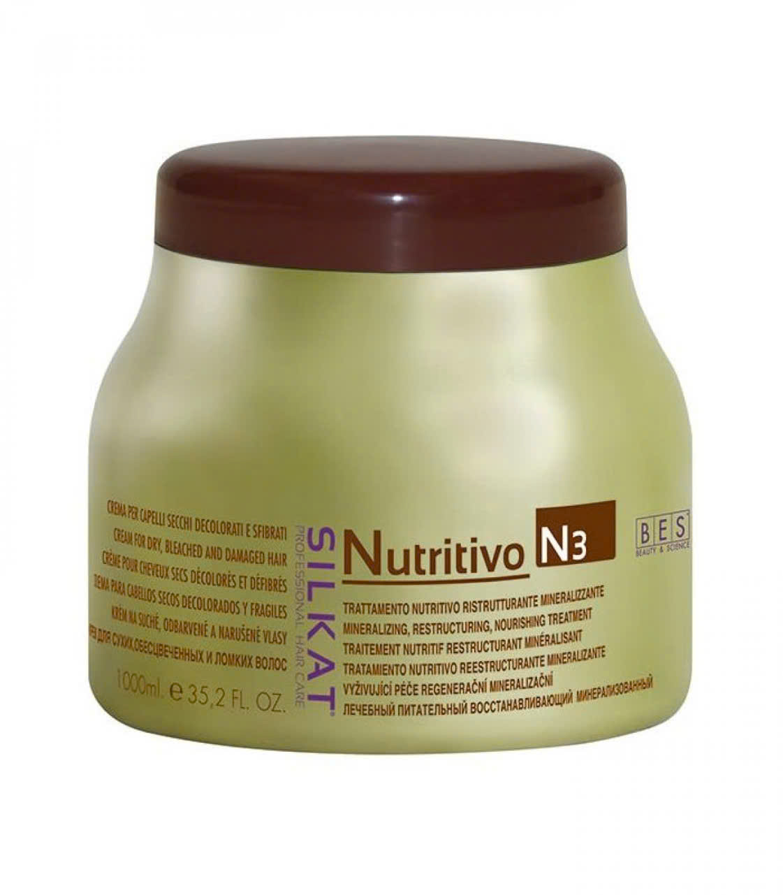 DẦU GỘI VÀ MẶT NẠ Ủ BES HERGEN SILKAT N1 N3  500ML - 1000ML