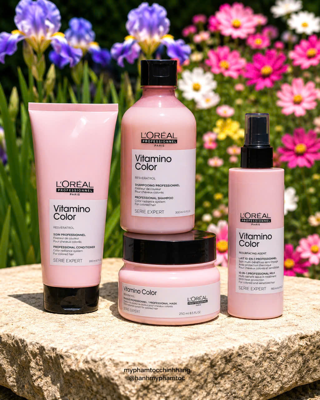 DẦU GỘI XẢ CHO TÓC NHUỘM L'OREAL VITAMINO COLOR 1500ML - 750ML - 500ML