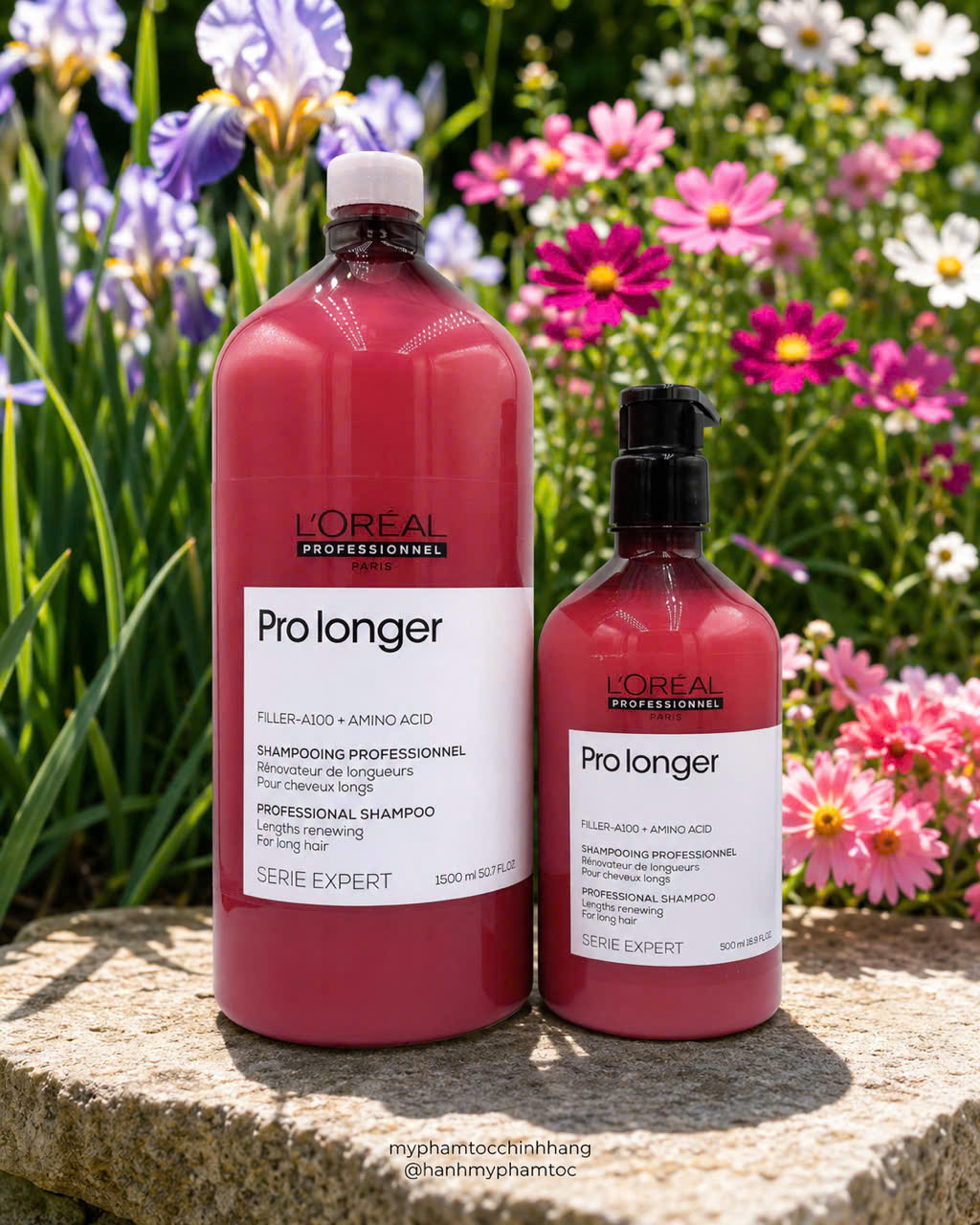 Bộ dầu gội xả hấp tóc L'Oréal Professionnel Pro Longer dành cho tóc dài yếu, ngọn tóc mảnh và dễ gãy