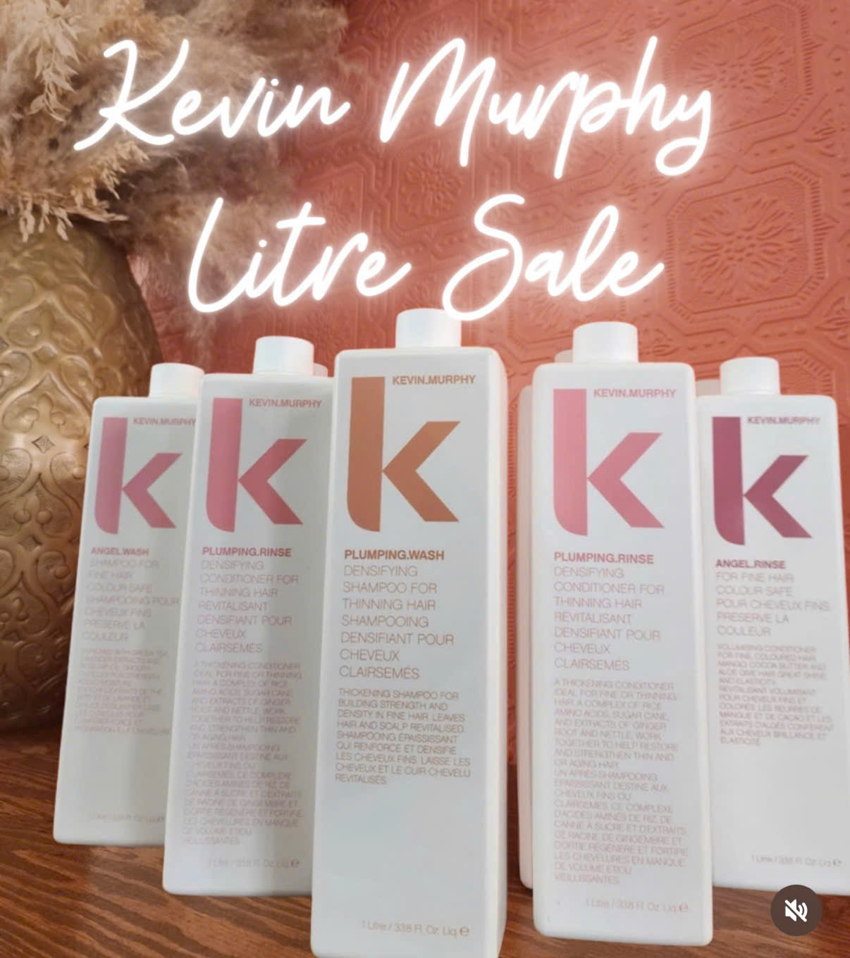 Dầu Gội và dầu xả Làm Dày Tóc Kevin Murphy Plumping 250ml/ 1000ml