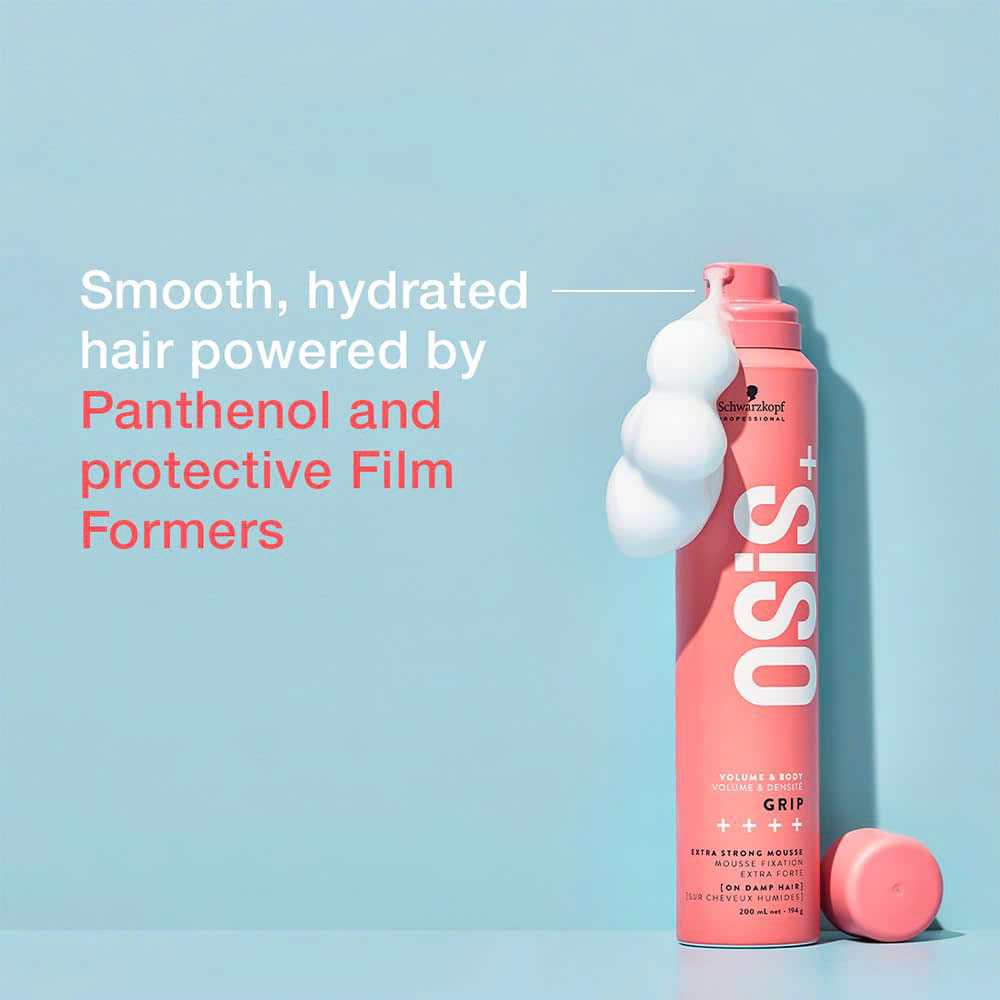 Mousse Giữ Nếp Và Tạo Độ Phồng Với Độ Giữ Nếp Siêu Cứng Osis Grip Extreme Hold Mousse 200ml