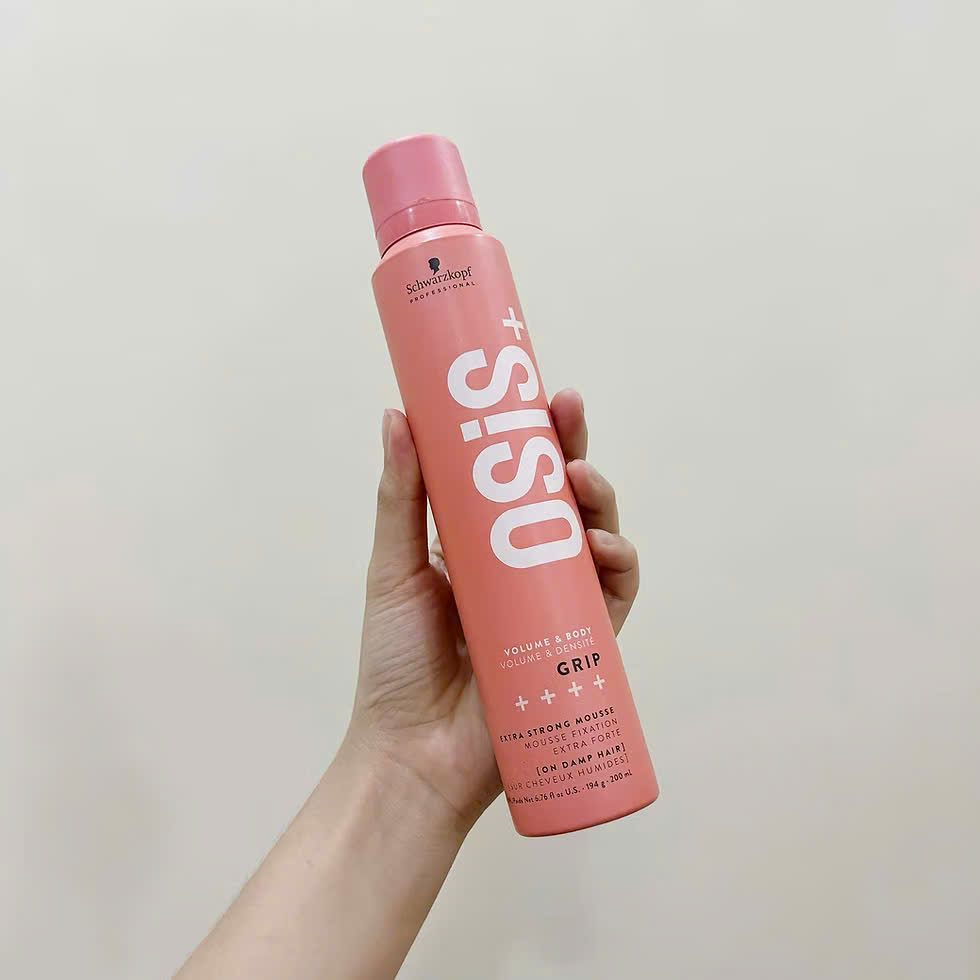 Mousse Giữ Nếp Và Tạo Độ Phồng Với Độ Giữ Nếp Siêu Cứng Osis Grip Extreme Hold Mousse 200ml