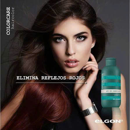 Dầu gội khử ánh đỏ giữ màu rêu Elgon ColorCare Anti-Red Shampoo pH6 300ml