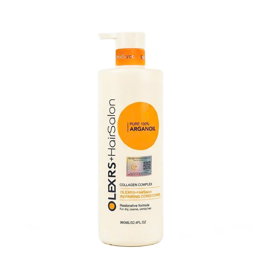 Cặp dầu gội xả Olexrs Argan Oil Collagen Hair Salon 500ml 960ml