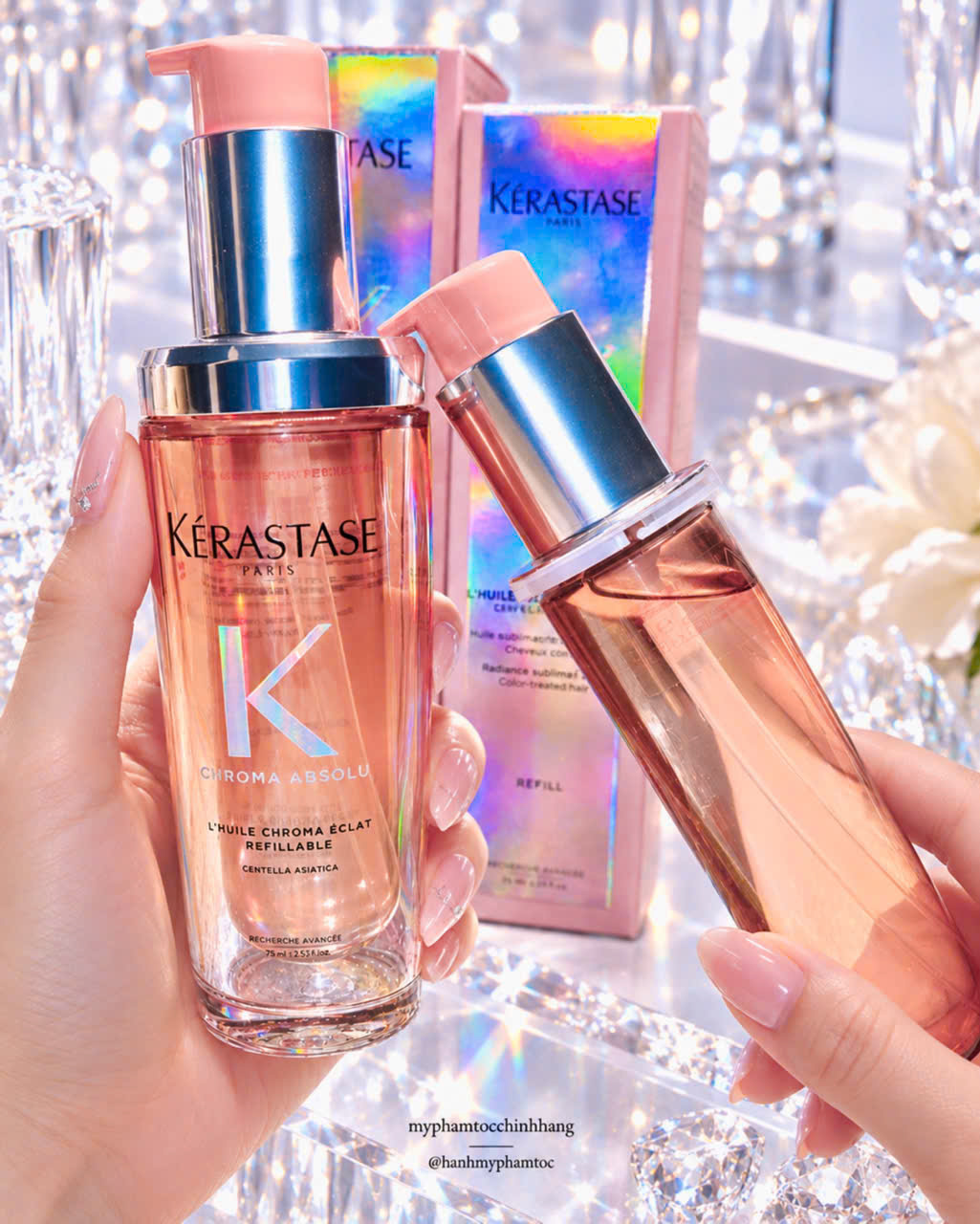 TINH DẦU KERASTASE CHROMA ABSOLU Éclat DƯỠNG MÀU 75ML